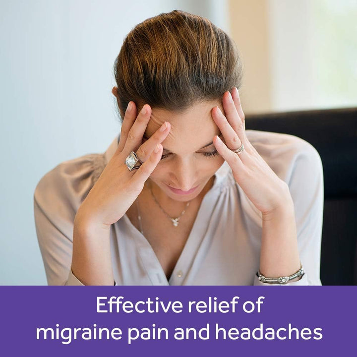 342Mg Ibuprofen Lysine Caplets, 12 Count, Strong Headache and Migraine Painkillers, Effective for Fast Relief