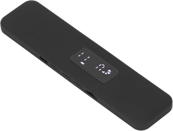 Pillow Speaker, Wireless Sleep Aid Stereo Bass Bone Conduction Manual Volume Control with Digital Display for Office (Black)