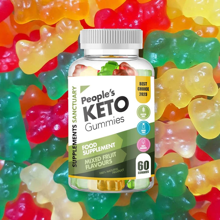 Peoples Keto 60 Mixed Flavour Gummies, Great Taste and Low Sugar