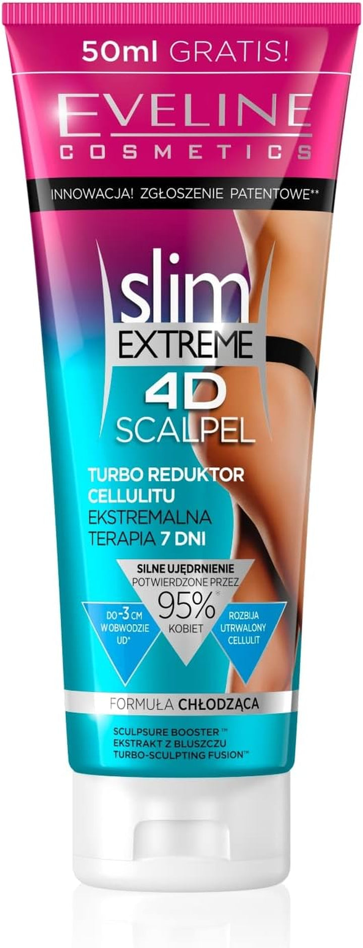 Slim Extreme 4D Scalpel | 250 Ml | Turbo Cellulite Reducer | Reduces Fat Layer | Extreme Therapy 7 Days