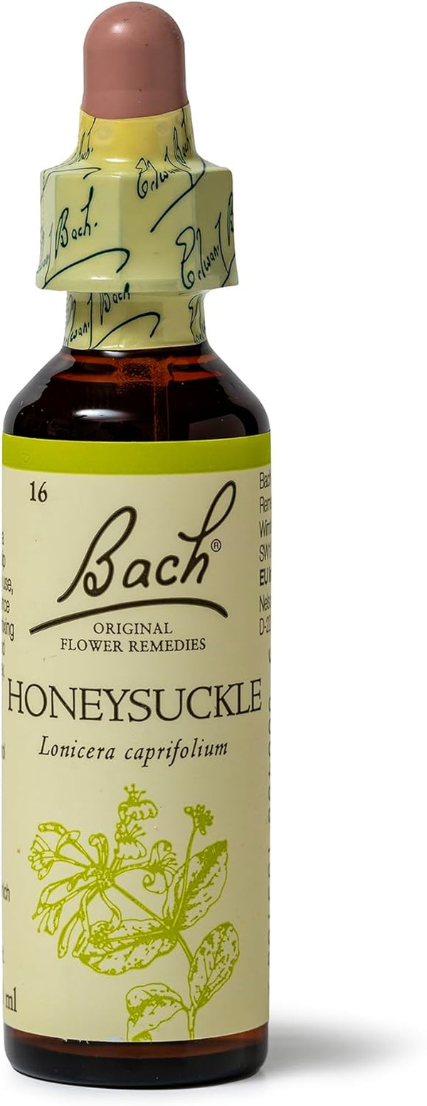 Bach Original Flower Remedies (Honeysuckle) Live the Day, Embrace the Now, Emotional Wellness, Natural Flower Essence, 20Ml