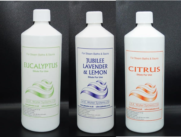 Jak Spa Fragrance Multipack for Saunas and Steam Room 3X500Ml (One Size, Eucalyptus, Lavender and Citrus)