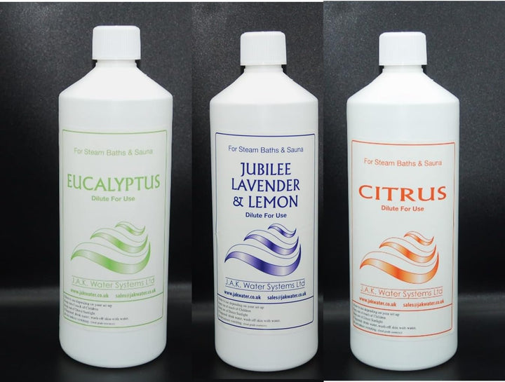 Jak Spa Fragrance Multipack for Saunas and Steam Room 3X500Ml (One Size, Eucalyptus, Lavender and Citrus)