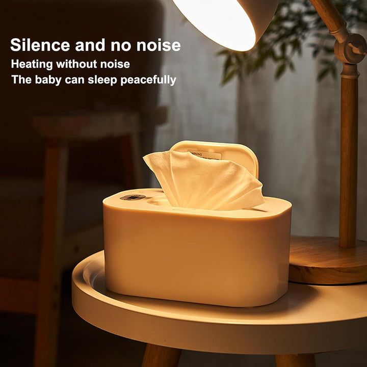 Baby Wipe Warmer and Dispenser, USB Baby Wipe Warmer and Dispenser with Adjustable Temperature Wipe Warmer