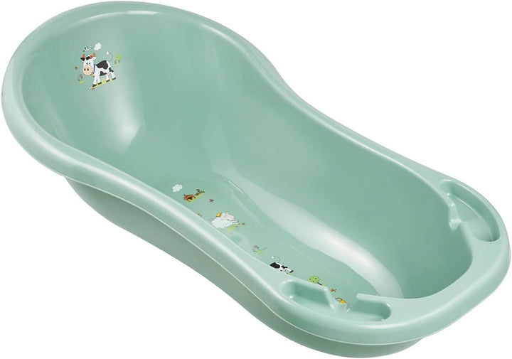 Hippo Ergonomic Baby Bath, from 0 to Approx. 12 Months, 84 Cm, Wiktoria, White