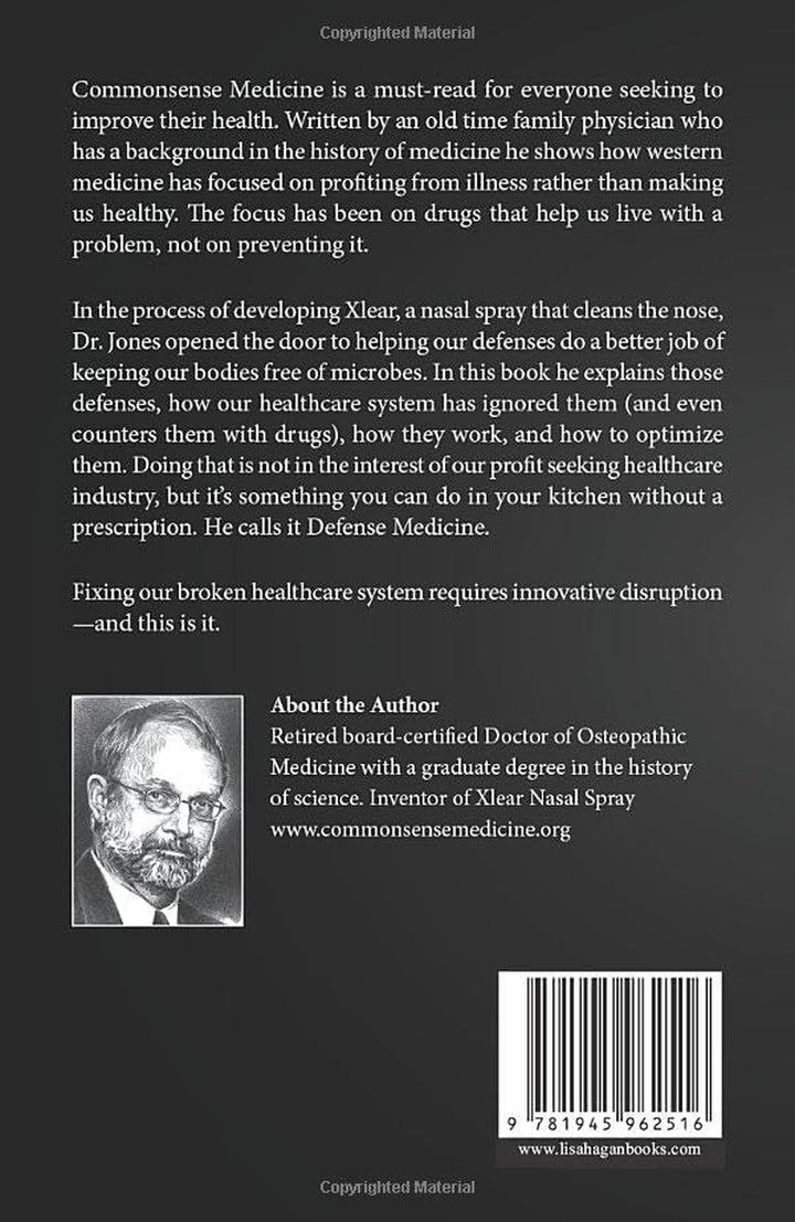 Natural Xylitol Nasal Spray and Commonsense Medicine Book: Healing from the inside Out and Stopping the Next Pandemic Bundle, 1.5 Fl Oz, Pack of 3 Saline Sprays and 1 Book