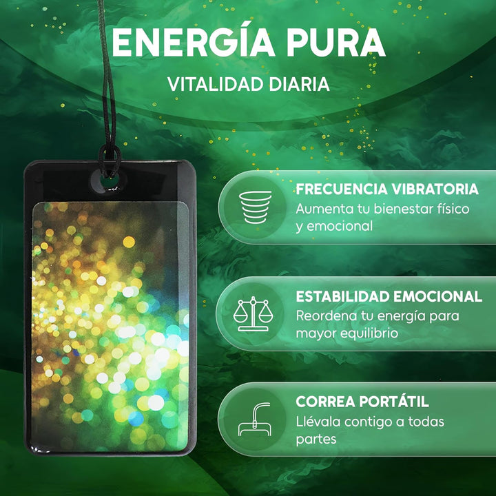 Original Quantum Card for Healing, Concentration - Includes E-Book Guide - Ionizing Cord - Alternative Medicine - Health and Concentration