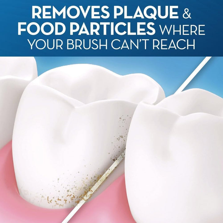 | Oral Essential Floss, Waxed Mint Flavor, 50M, Pack of 2