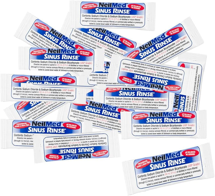 Sinus Rinse Original Kit, Squeeze Bottle + 60 Sachets