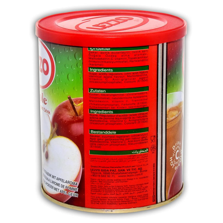 LEZZO Apple Flavoured Instant Drink - 700G Jar | Traditional Turkish Apple Tea Powder | Refreshing Hot & Cold Beverage Mix | Fruity Flavour Drink from Turkey