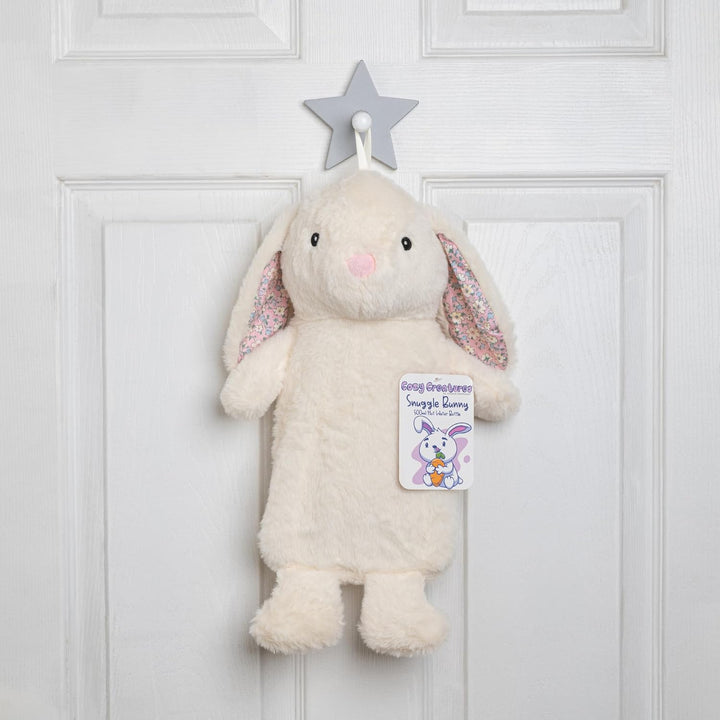 Kids Animal Hot Water Bottle (Rabbit) Cozy, Safe & Fun Bedtime Companion