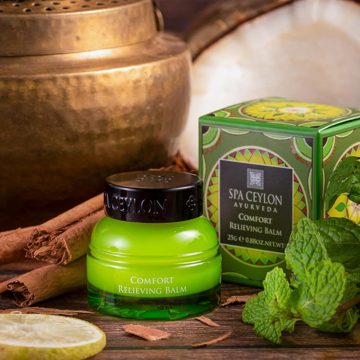 Comfort Relieving Balm | Eucalyptus, Lemongrass,Lemon, 100% Natural Herbal Balm for Rapid Relief & Everyday Comfort | 25G