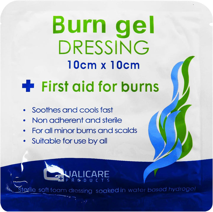 Medium Size 10Cm X 10Cm Non Adherent Burns Scalds Dressings 5 Pack