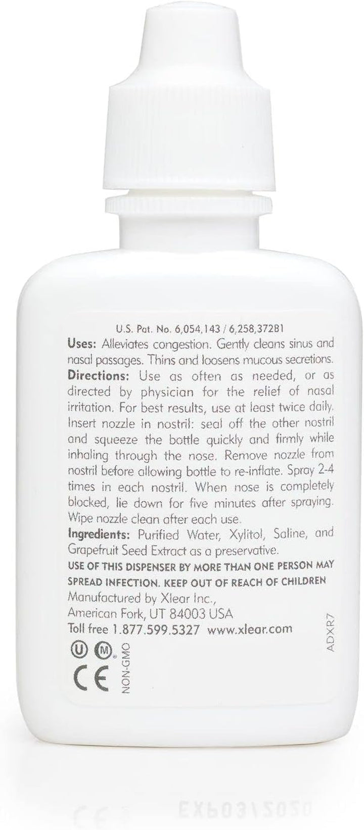 Natural Saline Nasal Spray with Xylitol, Nose Moisturizer for Kids and Adults, 0.75 Fl Oz (Pack of 1)