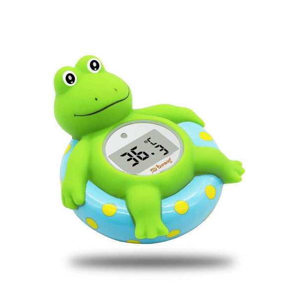 Frog Baby Bath Thermometer, Toddlers Floating Bath Toy, Bathtub Thermometer, at Fahrenheit and Celsius Degree - Blue
