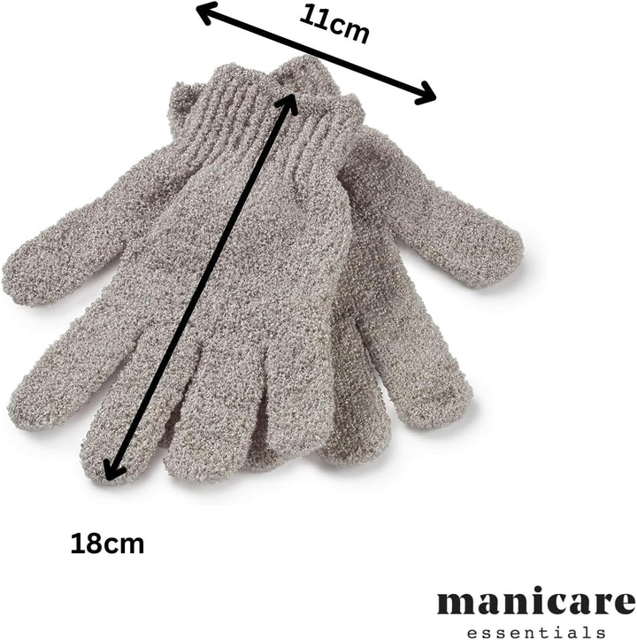 Exfoliating Gloves, Shower Bath Spa, Cleansing, Washing, Exfoliating Wash Mitt, Loofah, Good for Circulation, Cellulite, Ingrown Hair and Dry Dead Skin Removal, Self-Tan Application, One Size