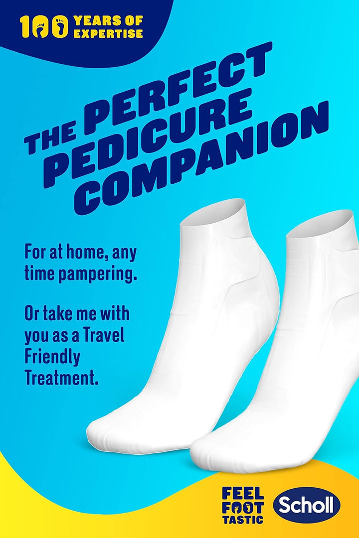 Expertcare Dry Skin Foot Mask - Nourishing Foot Mask with Coconut Oil, Urea, and Shea Butter - 24-Hour Moisture for Dry Foot Skin - 1 Pair of Foot Mask Socks, One Size