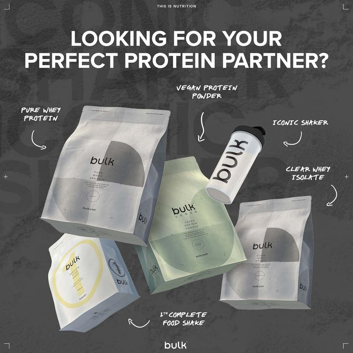 Iconic Clear 750Ml Shaker Bottle, Lump-Free Wire Mixing Ball, Leak-Proof Screw-Top with Handle, Bpa-Free, Dishwasher Safe, Protein, BCAA & Gym Supplements