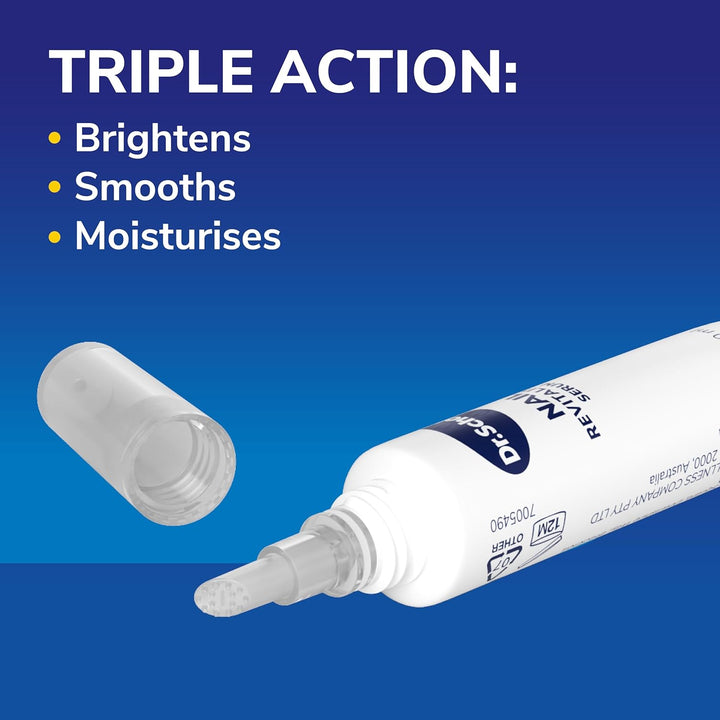 Nail Revitaliser Serum 10Ml - Visible Results in Just 2 Days, Triple Action: Brightens, Smooths and Moisturises, Nails and Toenails Damaged by Fungal Nail