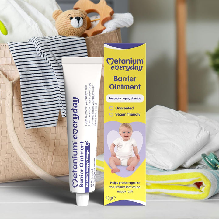Everyday Barrier Ointment, Protection from Irritants, for Everyday Nappy Change, Fragrance Free, Lanolin Free 40 G