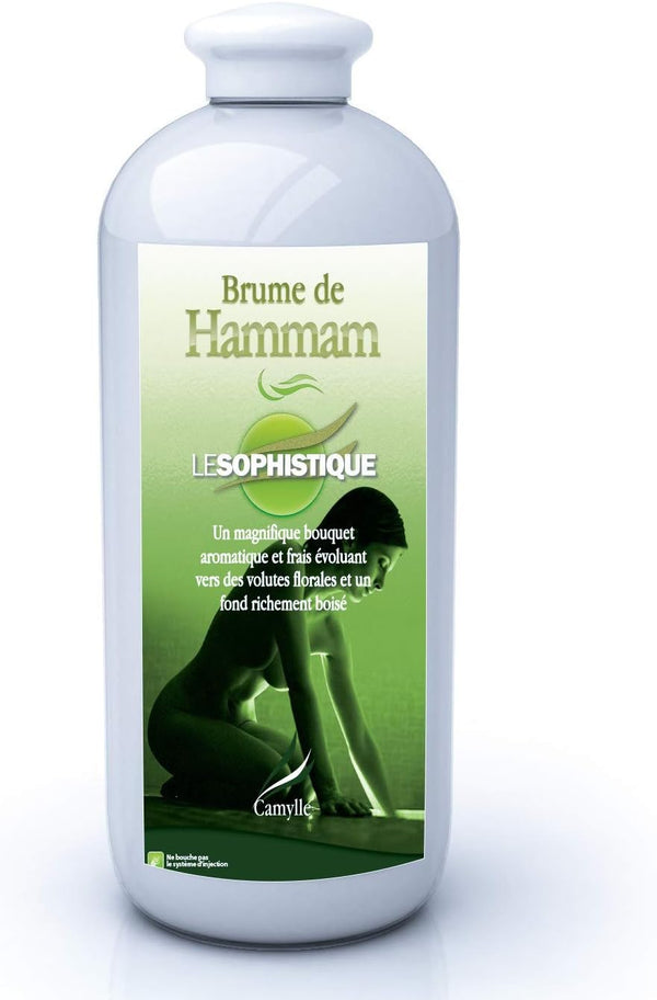 - Steam Bath Fragrance Le Sophistiqué - Fragrances Made from Essential Oils for Steam Rooms, Steam Baths, or Steam Showers - Woody and Refreshing That Dissipates into Floral Curls - 1000Ml