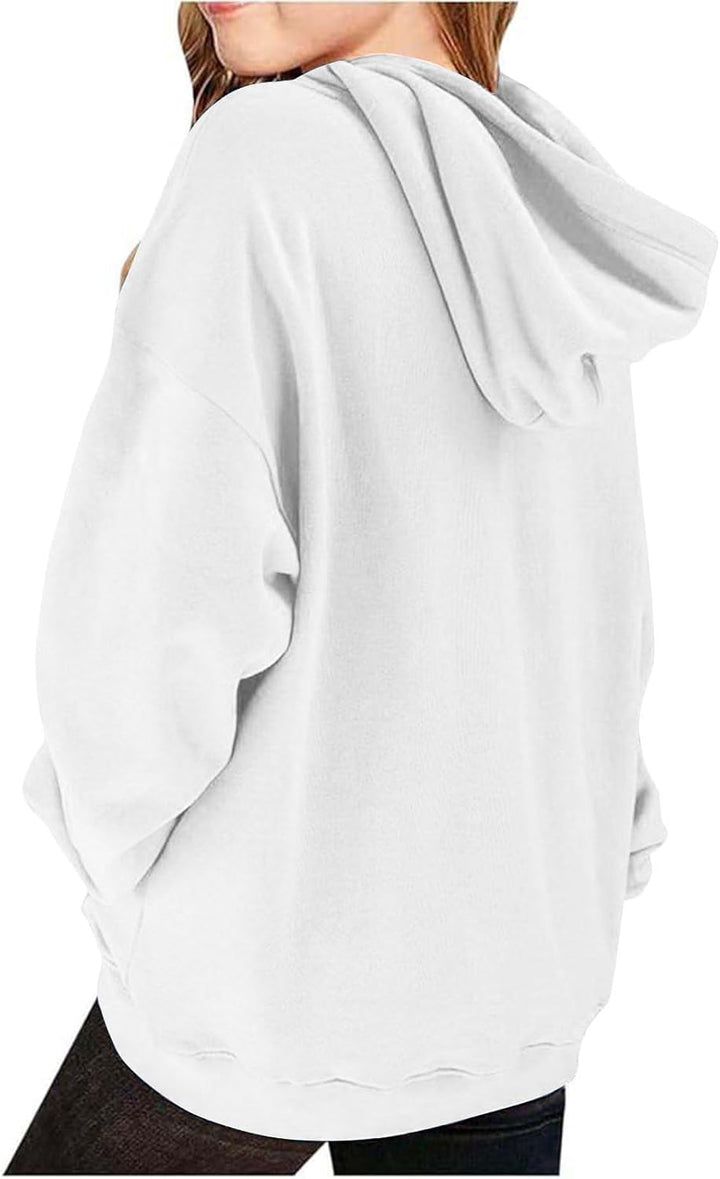 Girls Fleece Hooded Sweatshirt Warm Thickened Pullover with Cuffed Sleeves for Toddler and Big Kids Casual Outerwear