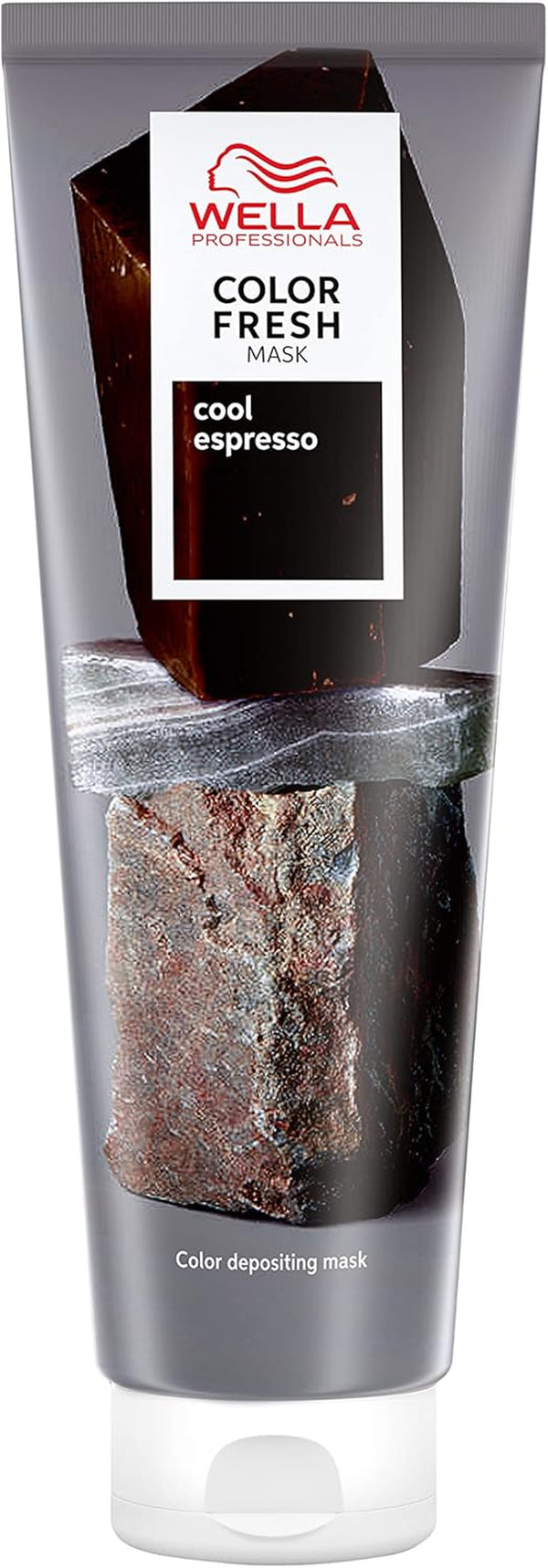 Color Fresh Mask Temporary Color Refresh Treatment, Semi Permanent Hair Dye, Hair Gloss Treatment for Brown Hair, Cool Espresso 150Ml