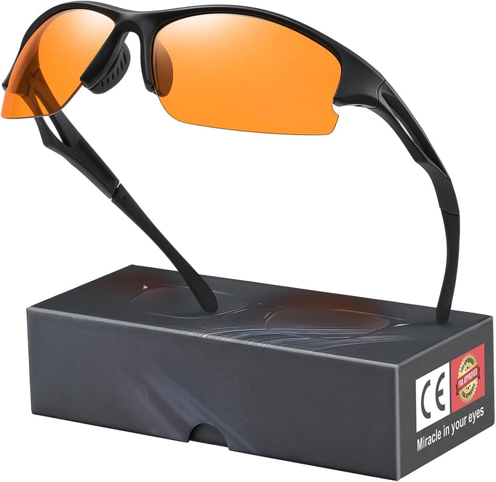 Blue Light Blocking Glasses Gaming Glasses Computer Gamer Glasses Powerful Professional Filter, Anti-Fatigue anti Glare UV & Eyestrain Screen Glasses for Women Men (Video Games, Console, TV, PC)