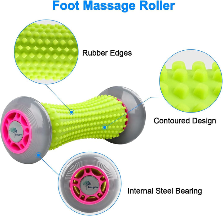 Foot Massage Roller, Muscle Roller Stick for Plantar Fasciitis Recovery and Tight Muscles Relax