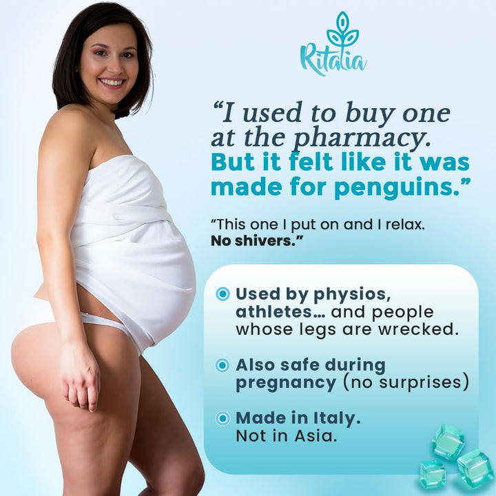 ® 500Ml COOLING LEG CREAM | DRAINING & REVITALIZING GEL for VARICOSE VEINS & SWOLLEN LEGS | BIO CRYOGEL for CIRCULATION, FIRMING & TONING