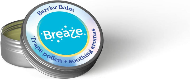 Dual Action Barrier Balm, Natural Hayfever and Allergy Support, Traps Pollen plus Breathe Easy Aromas, 10 Ml (Pack of 4)
