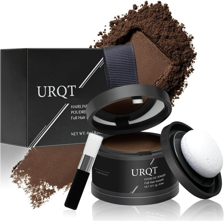 Magic Hairline Shadow - Instantly Thicken Thinning Hair, Water & Sweat Resistant Hairline Powder Mascara for Women and Men (# Dark Brown)