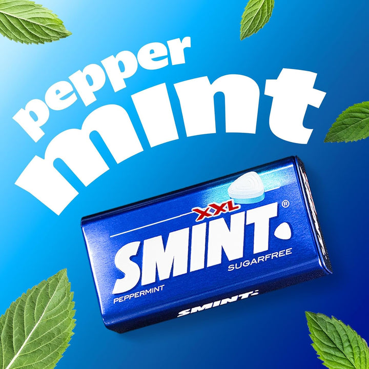 Sugar Free Mints, Peppermint Flavour, Suitable for Vegetarians - 50 XXL Tin