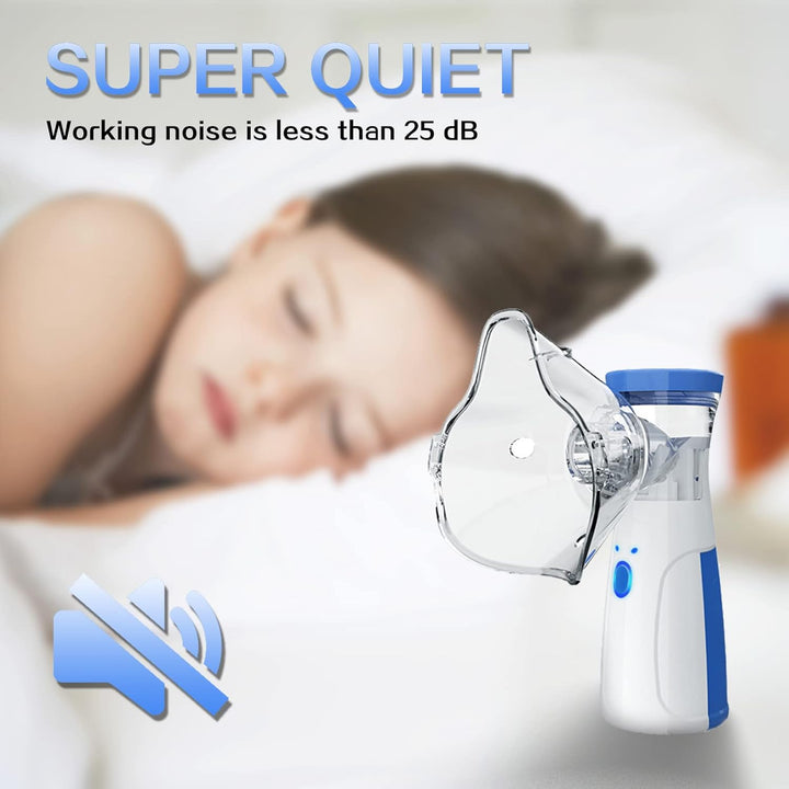 Handheld Nebuliser Machine, Nebuliser with Portable Design, Designed Device Suit for Home & Travel Use