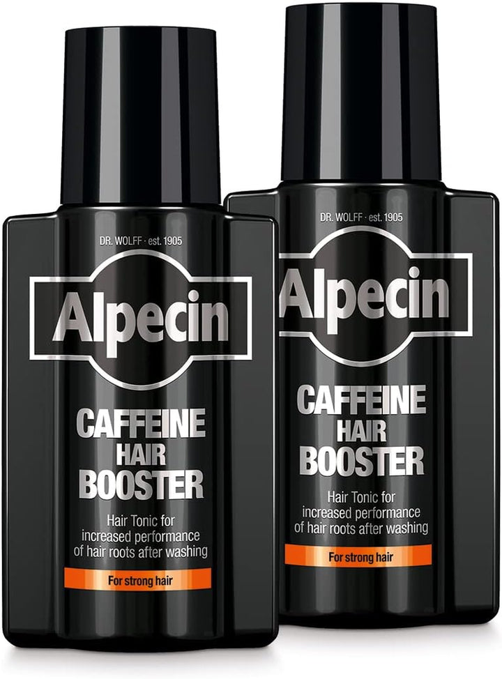 Caffeine Hair Booster with New Fragrance 2X 200Ml | against Thinning Hair | Natural Hair Growth for Men | Energizer for Strong Hair | Hair Care for Men Made in Germany
