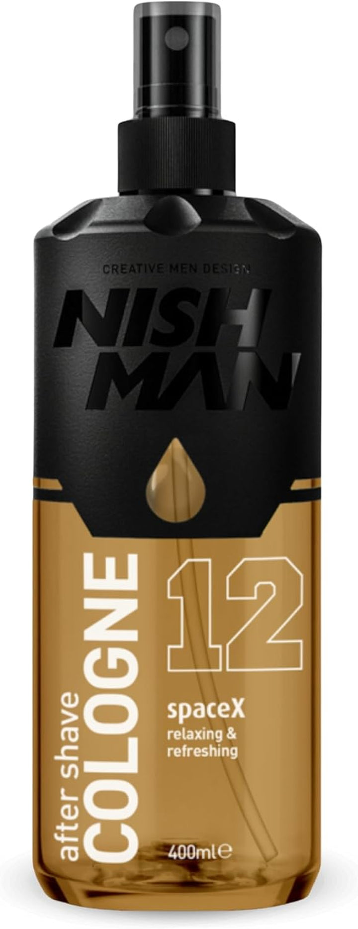 Aftershave Cologne 05 - Volcano 400Ml – Refreshing after Shaving Spray Lotion for Men - Scent of Creamy Heliotrope Flower & Oriental Hibiscus - Mens after Shave Cologne