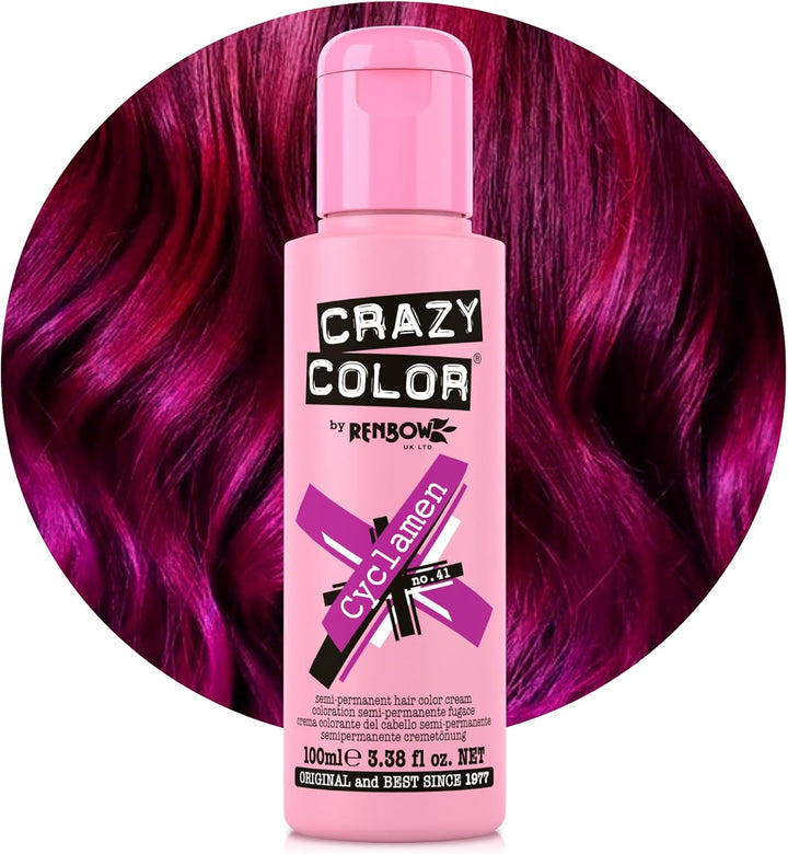 Vibrant Vermillion Red Semi-Permanent Hair Dye. Highly Pigmented Scarlet Red Conditioning & Oil Nourishing Vegan Formula | No Bleach or Ammonia | 100Ml