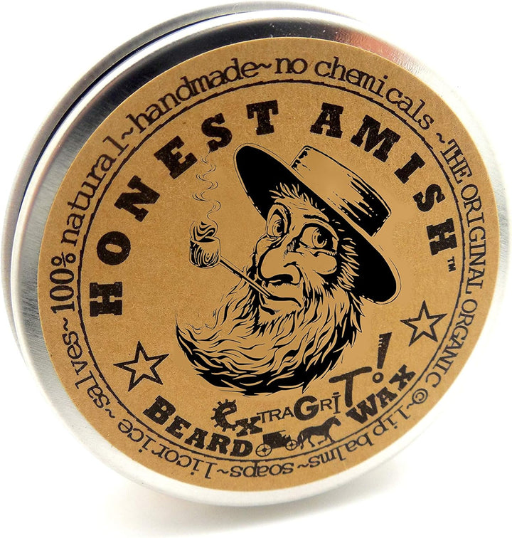Extra Grit Beard Wax - All Natural and Organic - Hair Paste and Hair Control Wax