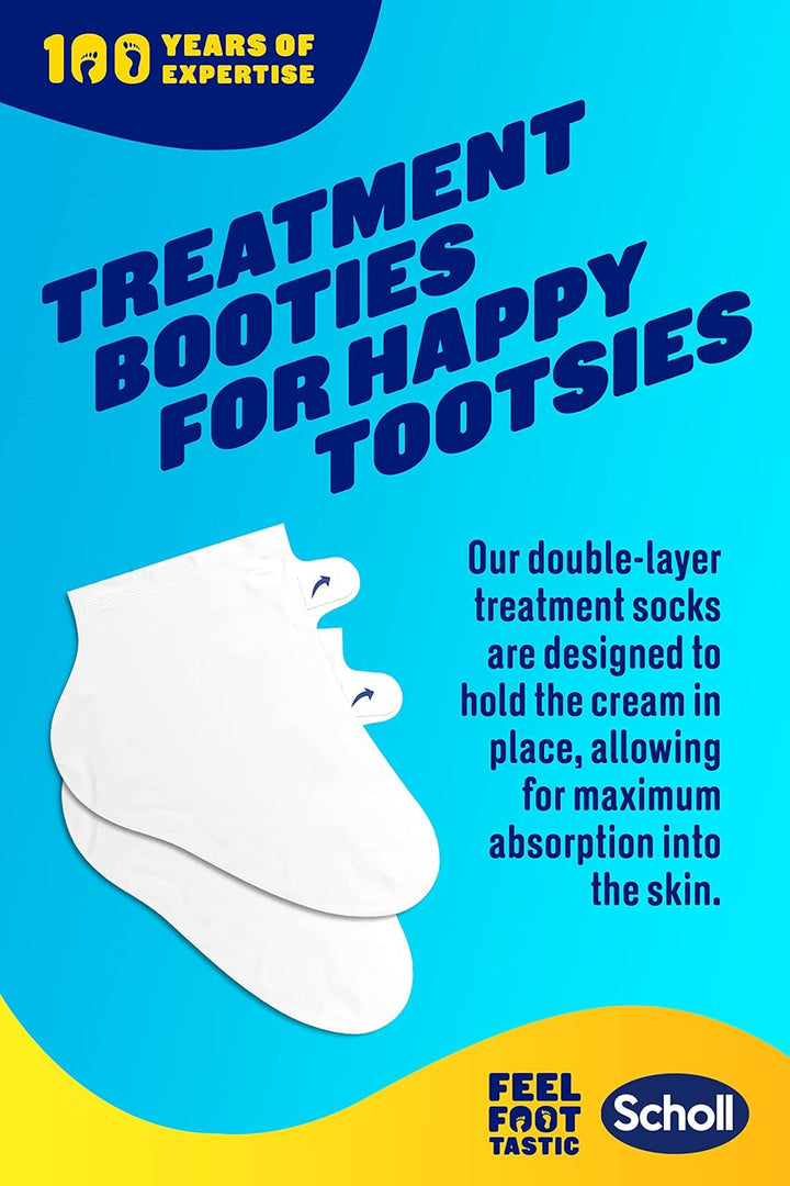 Expertcare Dry Skin Foot Mask - Nourishing Foot Mask with Coconut Oil, Urea, and Shea Butter - 24-Hour Moisture for Dry Foot Skin - 1 Pair of Foot Mask Socks, One Size