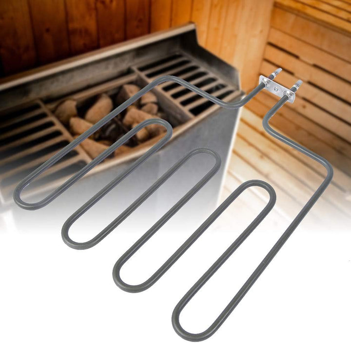 Sauna Heating Element,Electric Heating Element for Sauna Stove Stainless Steel Straight Heat Sauna Heating Element Component (SCA-2000W)