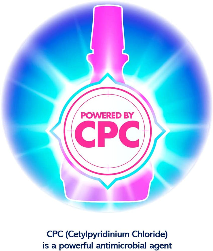 Dual Action CPC Mouthwash, 12Hrs Fresh Breath & Total Care, Alcohol Free, Fresh Clove, 500 Ml