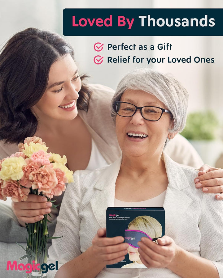 Eye Mask Heated - Cooling Eye Mask Rapid Relief + Cooling Face Compress - Face Ice Masks Perfect for Soothing Eyes Long-Lasting Comfort & Versatile Hot/Cold Treatment