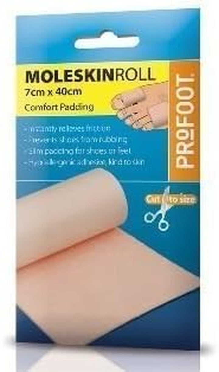 Moleskin Roll Instant Protection for the Foot from Rubbing Footcare New Pack of 1 by