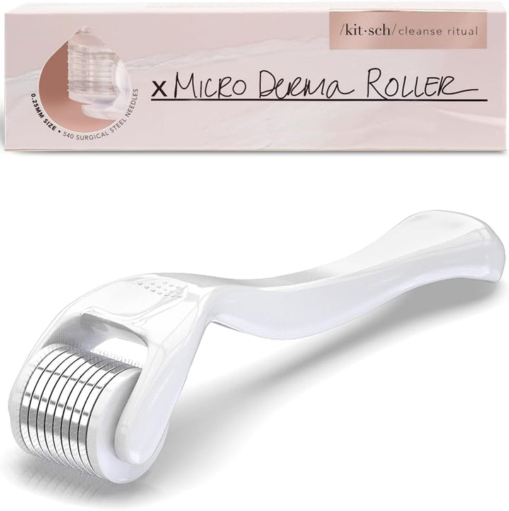 Derma Roller – Skin Care Tool & Face Roller for Boosting Absorption of Serums & Oils - Beard Derma Roller for Men - Easy-To-Use Beauty Roller for Skin, Beard & Hair Growth