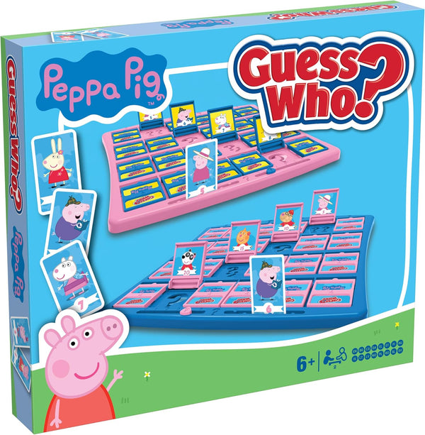 Peppa Pig Guess Who? Board Game Including Peppa, Mummy Pig, George, Daddy Pig Easy to Set Up, Gift for Ages 6 Plus