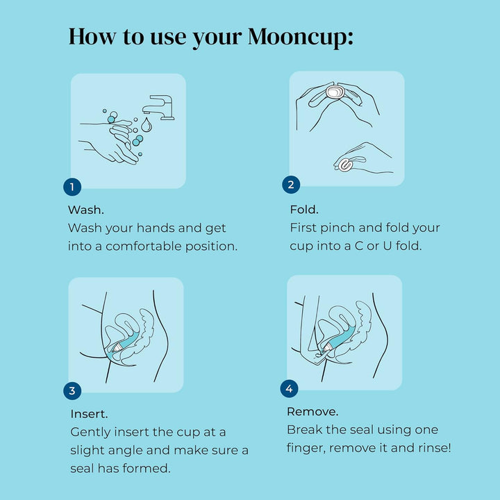 ® the Original Silicone Menstrual Cup, Reusable, Ultra Soft & Easy Insert, Great for Heavy Flows, Size A, Age 30+ or Post Vaginal Birth (Pack of 1)