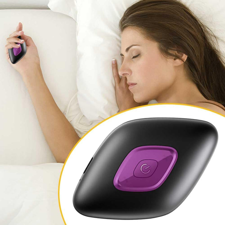 Sleep Aid Device, Sleep Help Anxiety Device USB Charging, Sleeping Instrument Handheld Sleeping Aids Insomnia Relief, Instrument Microcurrent Sleep Aids for Adults Stress Relief(Black)