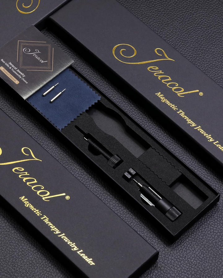 Magnetic Bracelets for Women,Titanium Steel Ladies Magnetic Bracelets,Adjustable Wristband Include Sizing Tool in Gift Box(Fish Tail Design-Silver Gold)