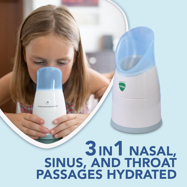 Personal Steam Inhaler with Two Scent Pads, V1300