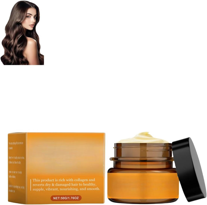 Collagen Conditioner, Deep Conditioning Hair Mask, Moisturizing and Nourishing the Scalp, Anti-Frizz Repair